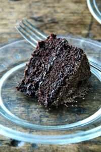 Double Chocolate Fudge Cake